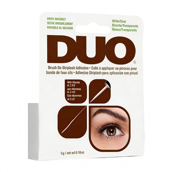 DUO Brown Brush On Striplash Adhesive - 6 pcs