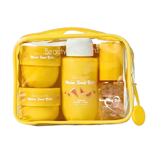 Beauty Creations SD-TB4 Yellow Melon Sunshine Delight Mini Body Care Kit - 3 kit