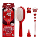 CALA Red Bristle Blitz Charm Hair Brush Kit - 6pc
